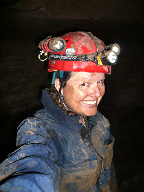 Exploring Roppel, a sump cave diving project in a part of Mammoth Cave with Jerry Murphy. The crew laid new exploration line.
